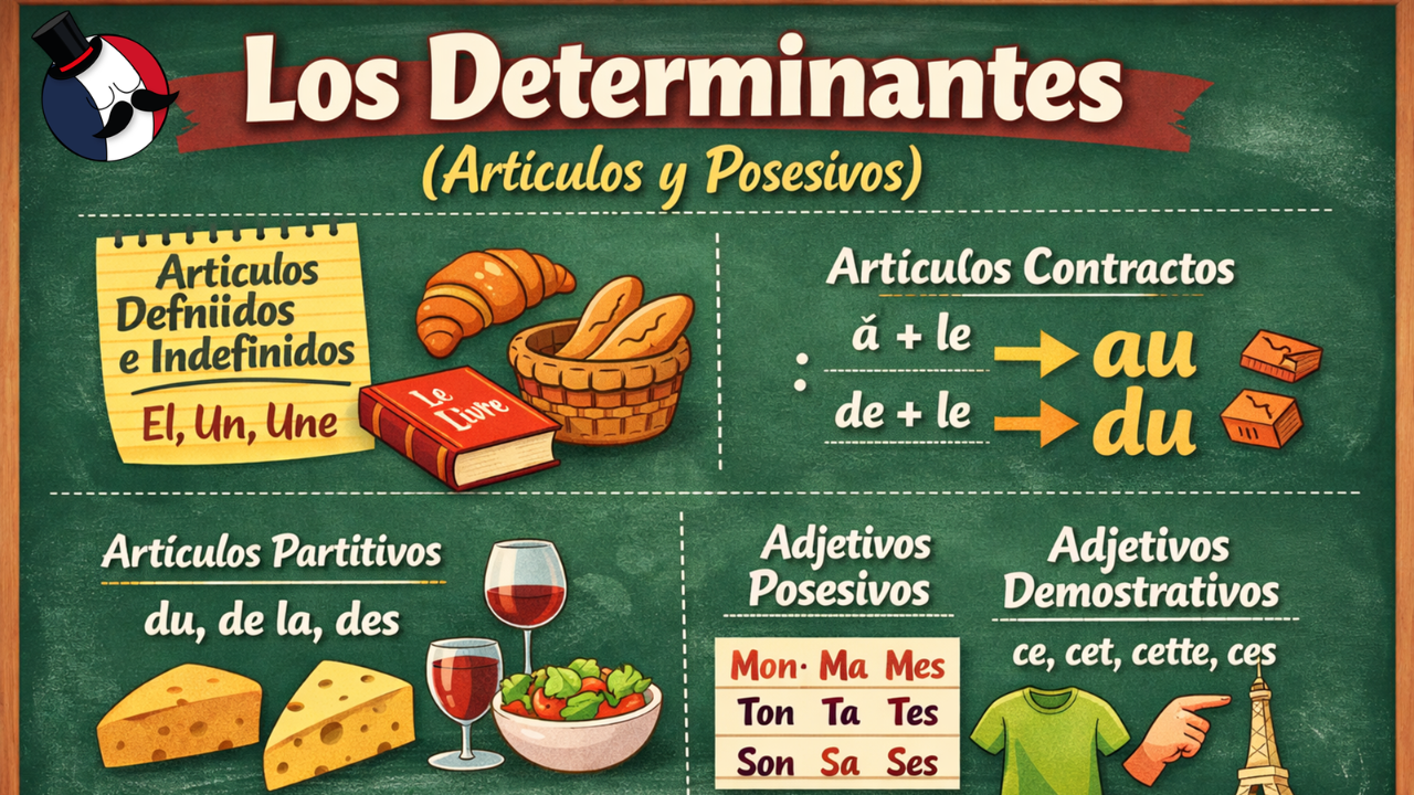 Los Determinantes (Artículos y Posesivos)